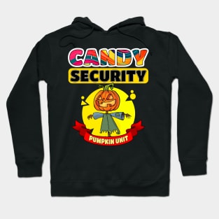 Halloween Candy Security - Jack o Lantern Hoodie